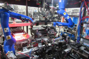 Multi-Part Endforming, Rubber Hose Insert, and Any-Feed Vision Robots image